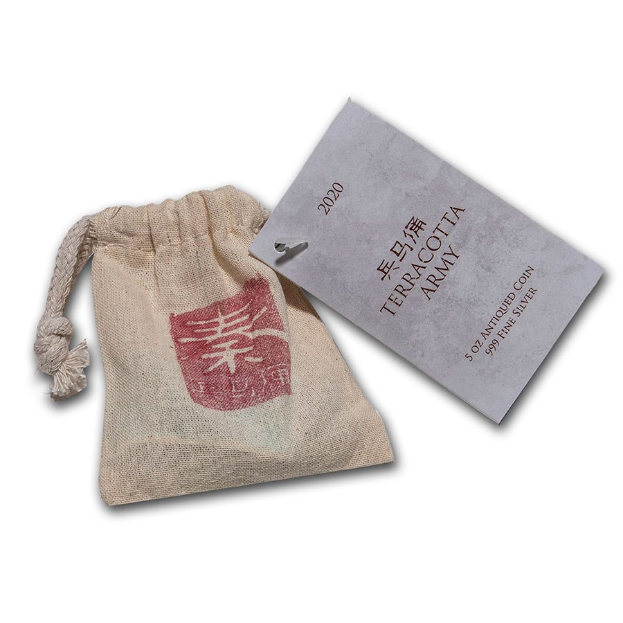 Fiji 5 oz 2020 Terracotta Army zakje 101munten