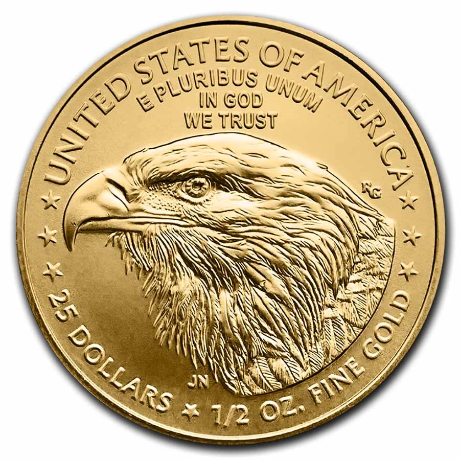 Gouden American Eagle 0.5 oz 2025 Gouden American Eagle 1/2 oz 2025