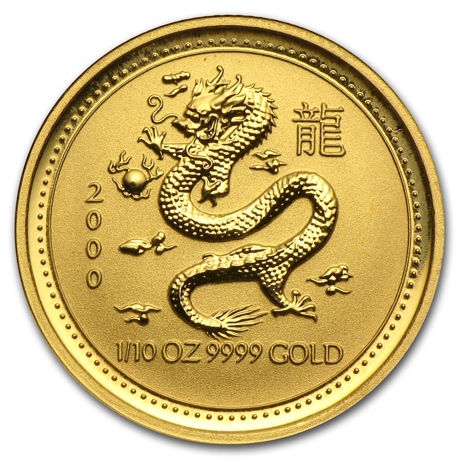 Year of the Dragon Gouden Lunar I year of the dragon