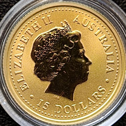 lunar 1 year of the goat 2003 goud 1.10 101muntennl kopzijde