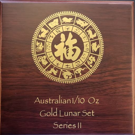 Verzameldoos Gouden Lunar II - 1/10 oz