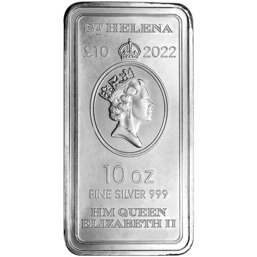 Muntbaar 10 oz 2022 St Helena achterkant 101munten