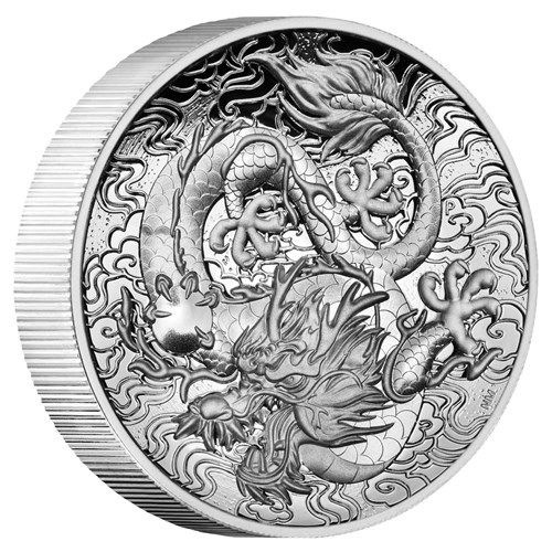 Myths & Legends Single Dragon 2 oz 2021