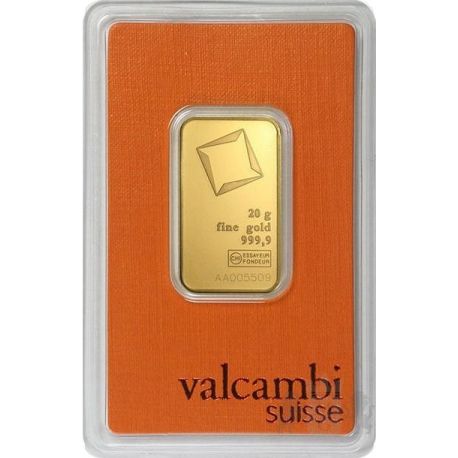 20 gram Goudbaar Valcambi