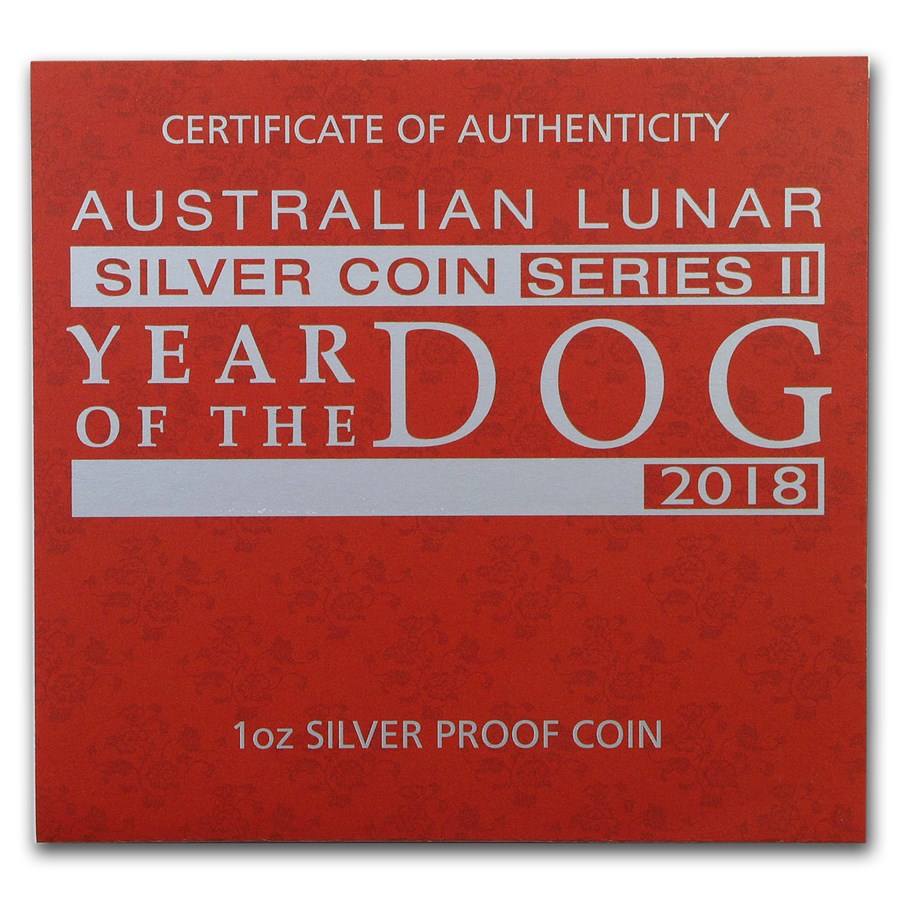 Lunar II 1 oz 2018 PROOF High Relief certificaat 101munten