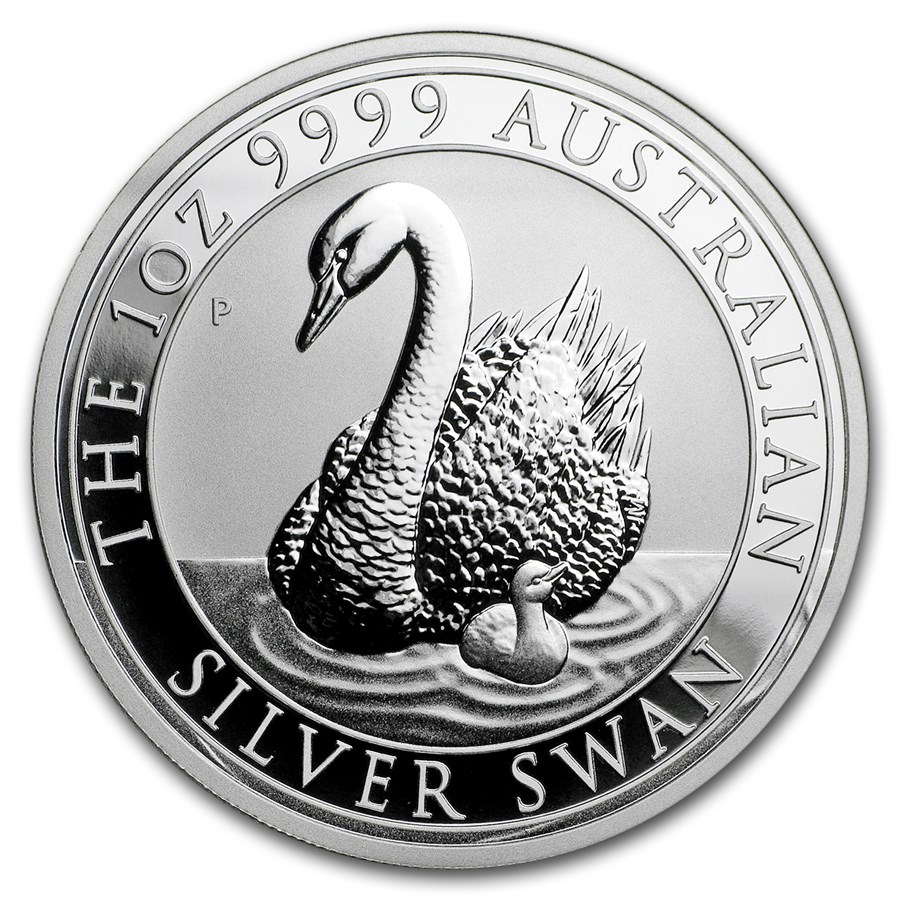 Swan 1 oz 2018 voorkant 101munten swan 1 oz 2018