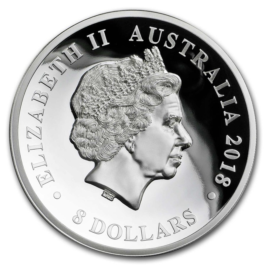 Zwaan 5 oz 2018 High Relief achterkant 101munten