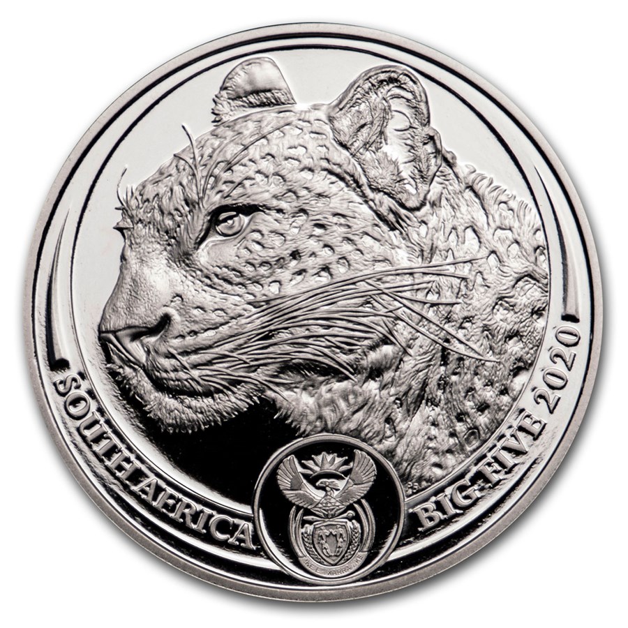 Big 5 Leopard 1 oz 2020 voorkant 101munten