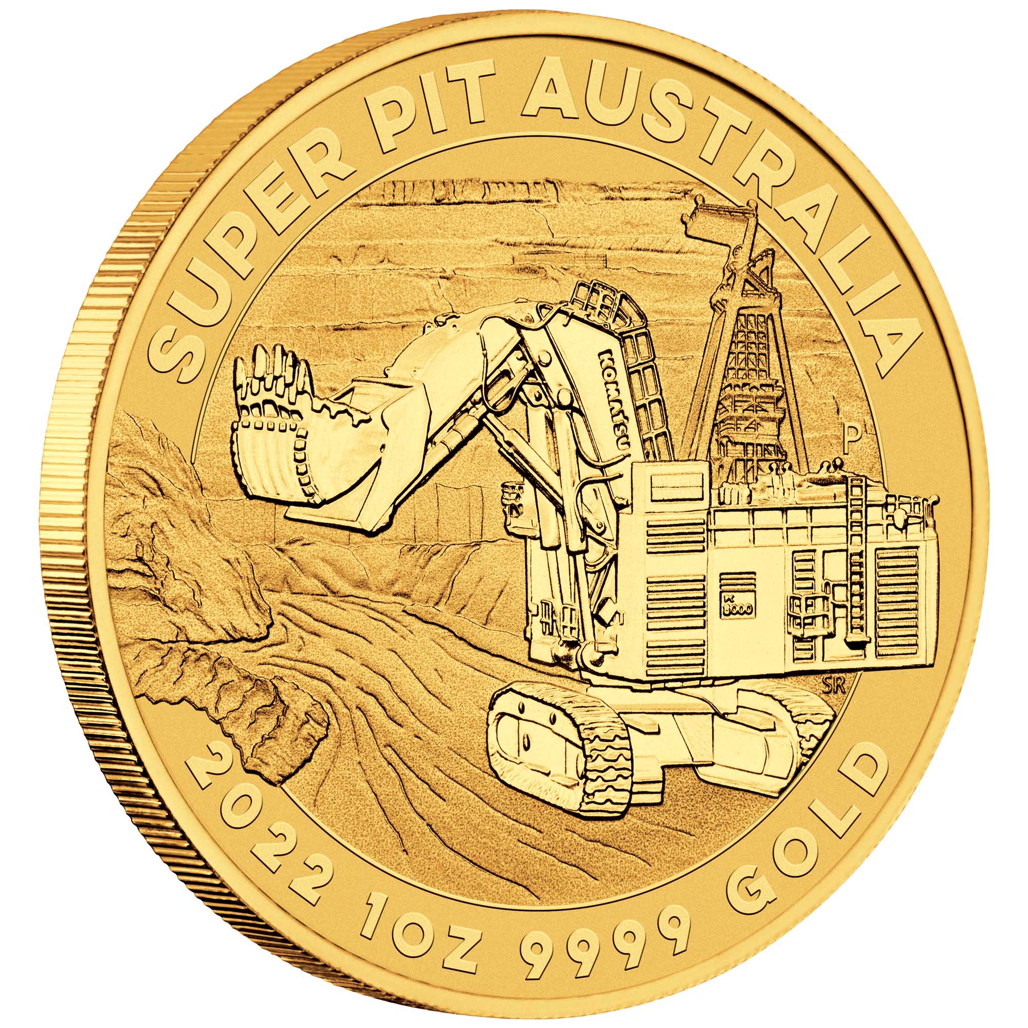Super Pit 1 oz 2022 voorkant goud 101munten Super Pit 1 oz 2022