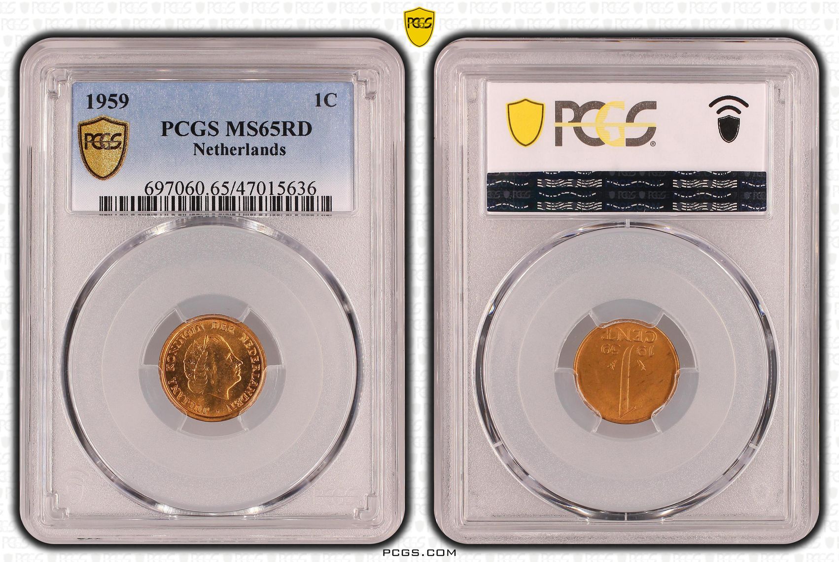 1 cent 1959 MS65 rd 1 cent 1959 MS65 rd