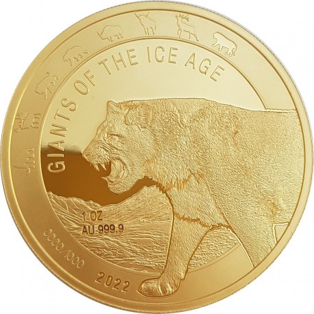 Giants of the Ice Age Cave Lion 1 oz 2022
