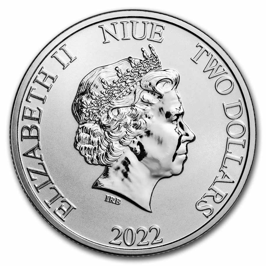 Niue - Pirates of the Caribbean - QueenAnnesRevenge 1 oz 2022 back 101munten