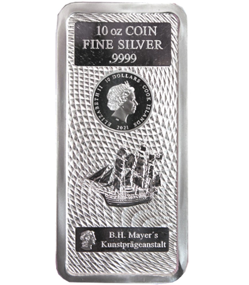 Cook Island 10 oz muntbaar voorkant 101munten