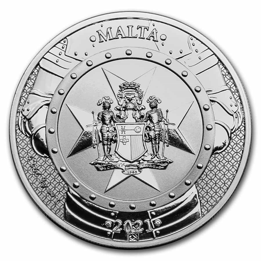 knight of the past 2021 1 oz zilver 101muntennl2