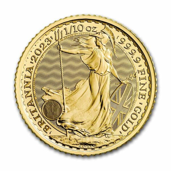 gouden Britannia 1/10 oz 2023