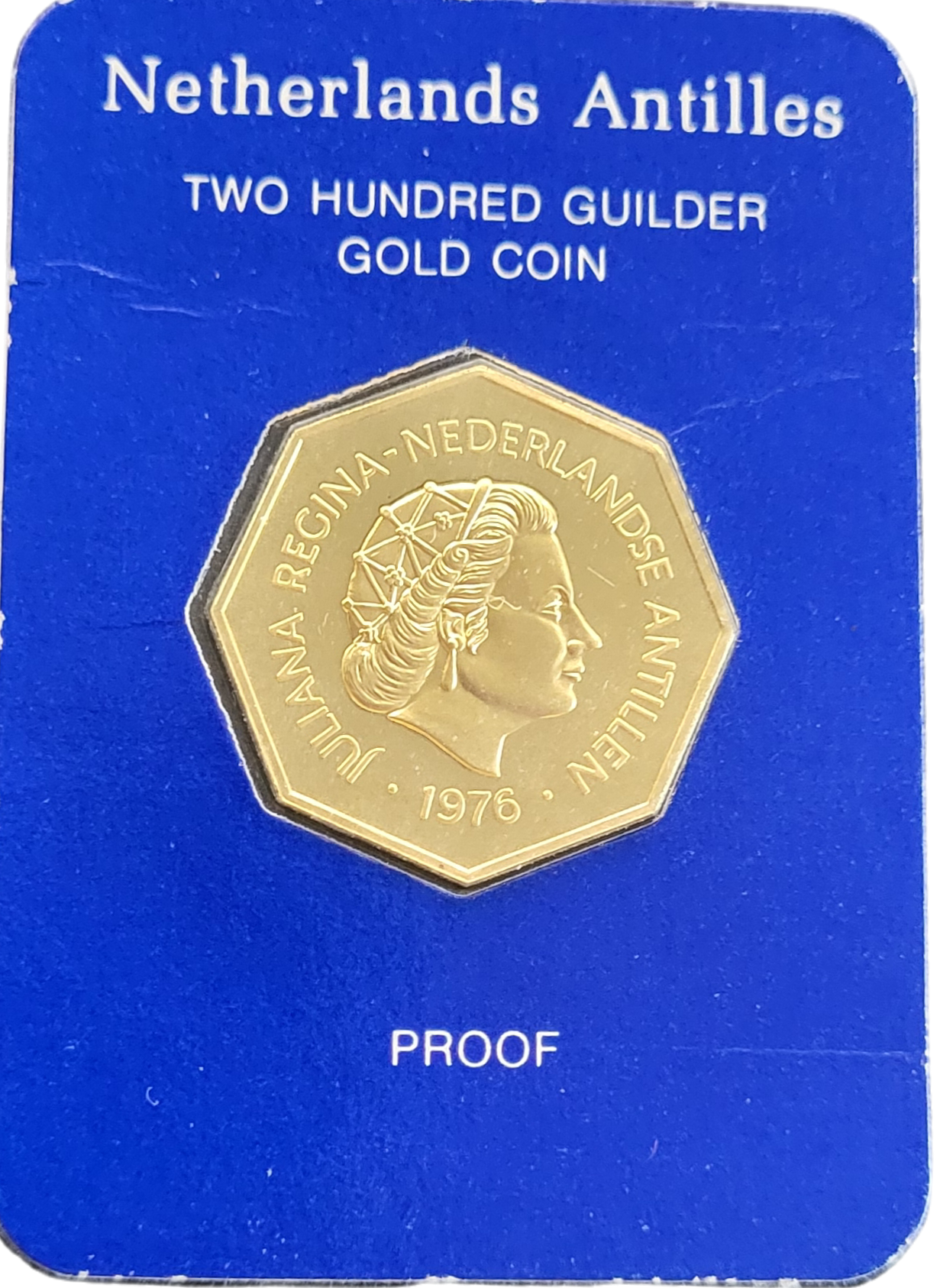 Gouden 200 Gulden 7.55 gram Nederlandse Antillen-front