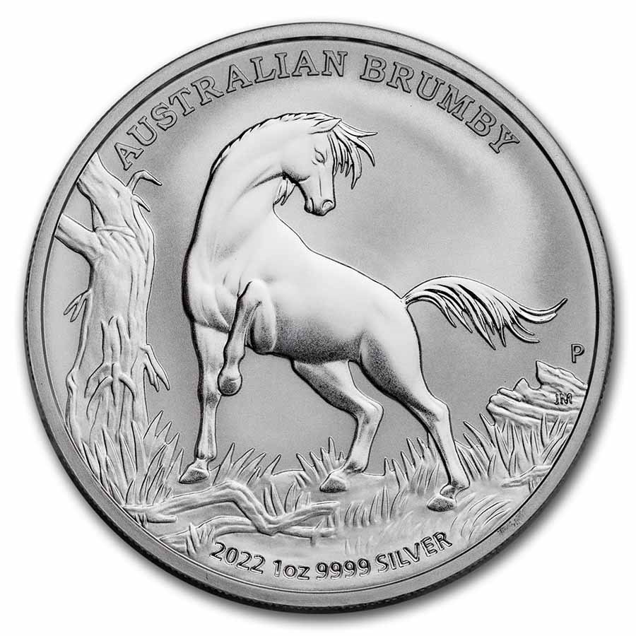 2022-australia-1-oz-silver-australian-brumby-101muntennl Australian Brumby Horse 1 oz 2022