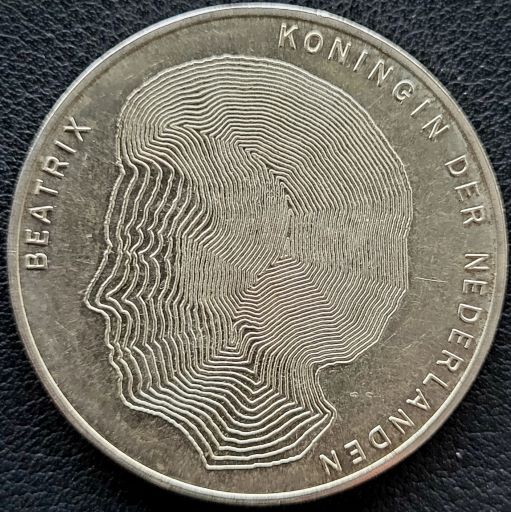 zilveren 50 Gulden 1990