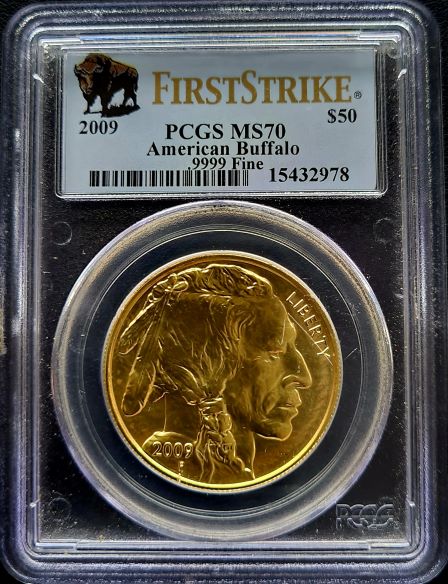 American Buffalo 1 oz 2009 PGCS MS70 First Strike