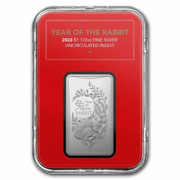 RAM- Year of the Rabbit -1/2 oz muntbaar 2023