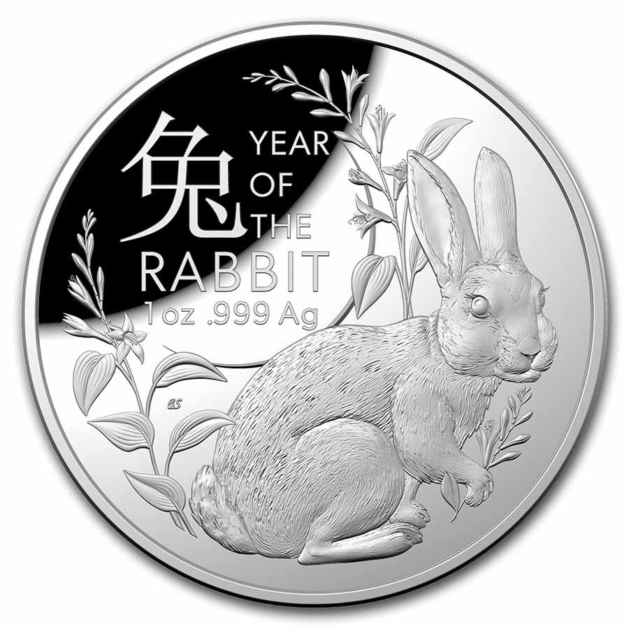 RAM L3 rabbit 1oz silver domed 101muntennl front