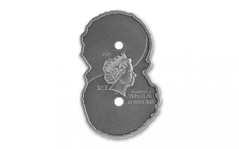 Tokelau Dragon & rabbit 101muntennl 2023 back