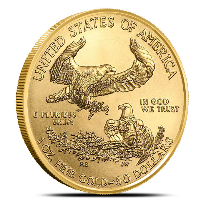 2021-american-eagle-1-oz-gold-coin-Back Gouden American Eagle 1 oz 2021