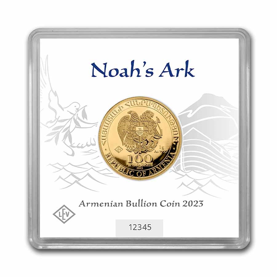 2023 1 gram goud Noah Arc 101muntennl back
