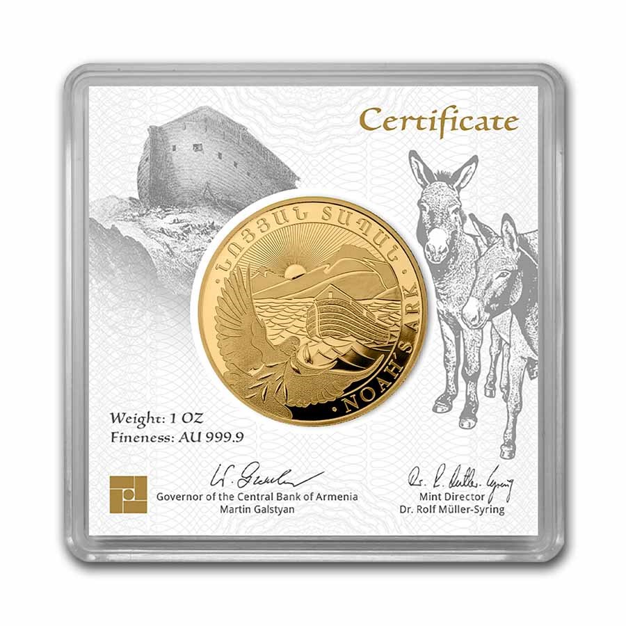 2023 1 oz goud Noah Arc 101muntennl front Gouden Noah Ark 1 oz 2023