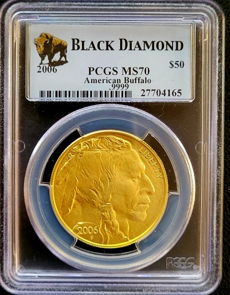 Gouden American Buffalo 1 oz 2006 PGCS MS70