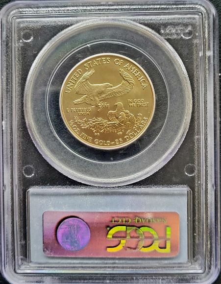 Gold Eagle 0.5oz 2006 PCGS MS69 101muntennl back