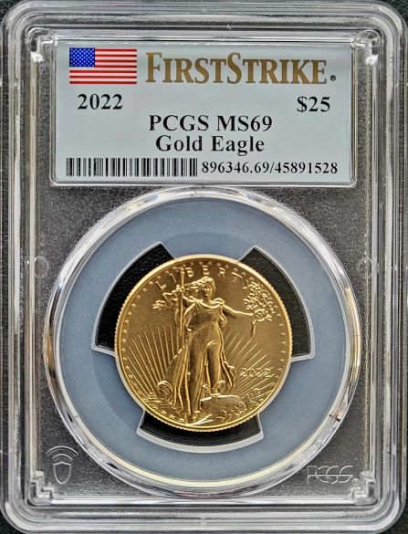 American Eagle 1/2 oz 2022 PCGS MS69