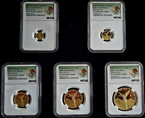 Gouden Mexican Libertad 2021 NGC PF70 UCAM