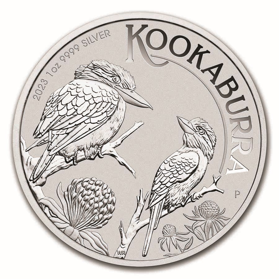 Kookaburra 1 oz 2023 front 101munten kookaburra 1 oz 2023