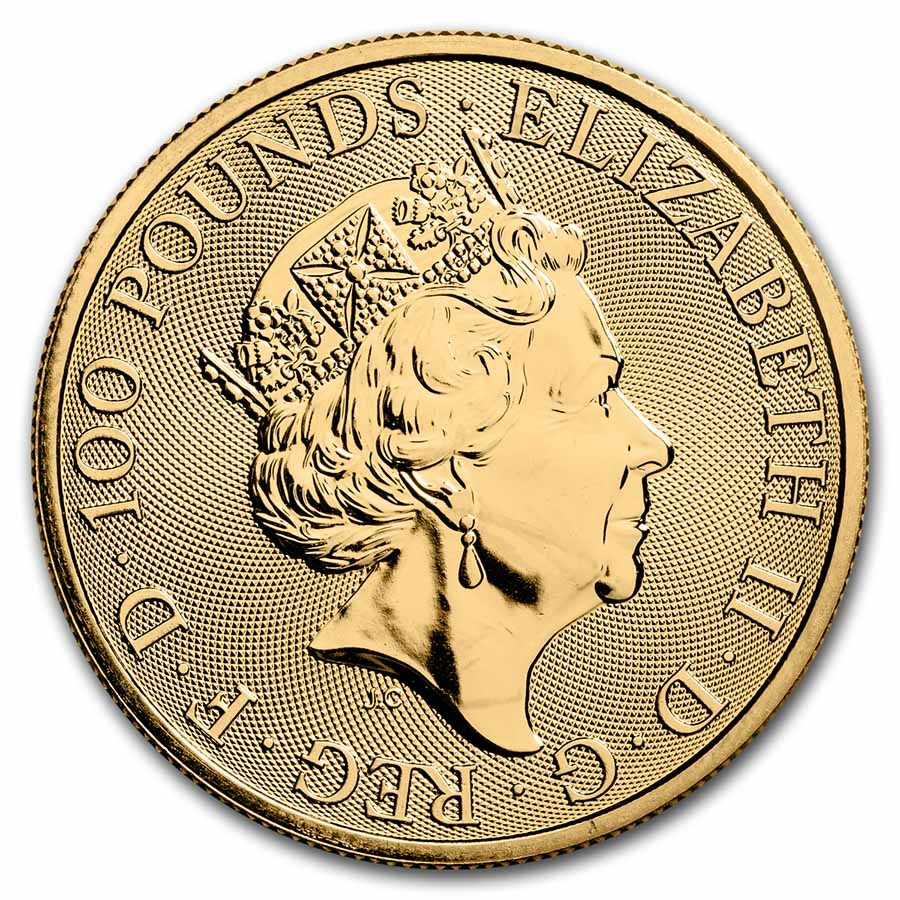 tudor yale of beaufort 1 oz goud 101muntennl back