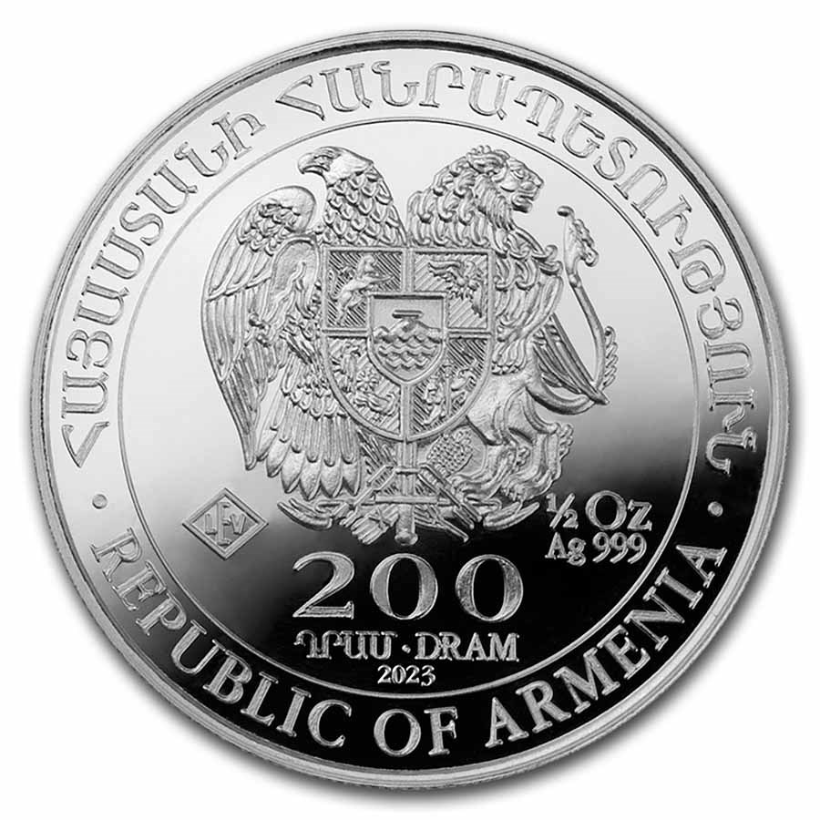 2023 0.5 oz zilver Noah Arc 101muntennl back