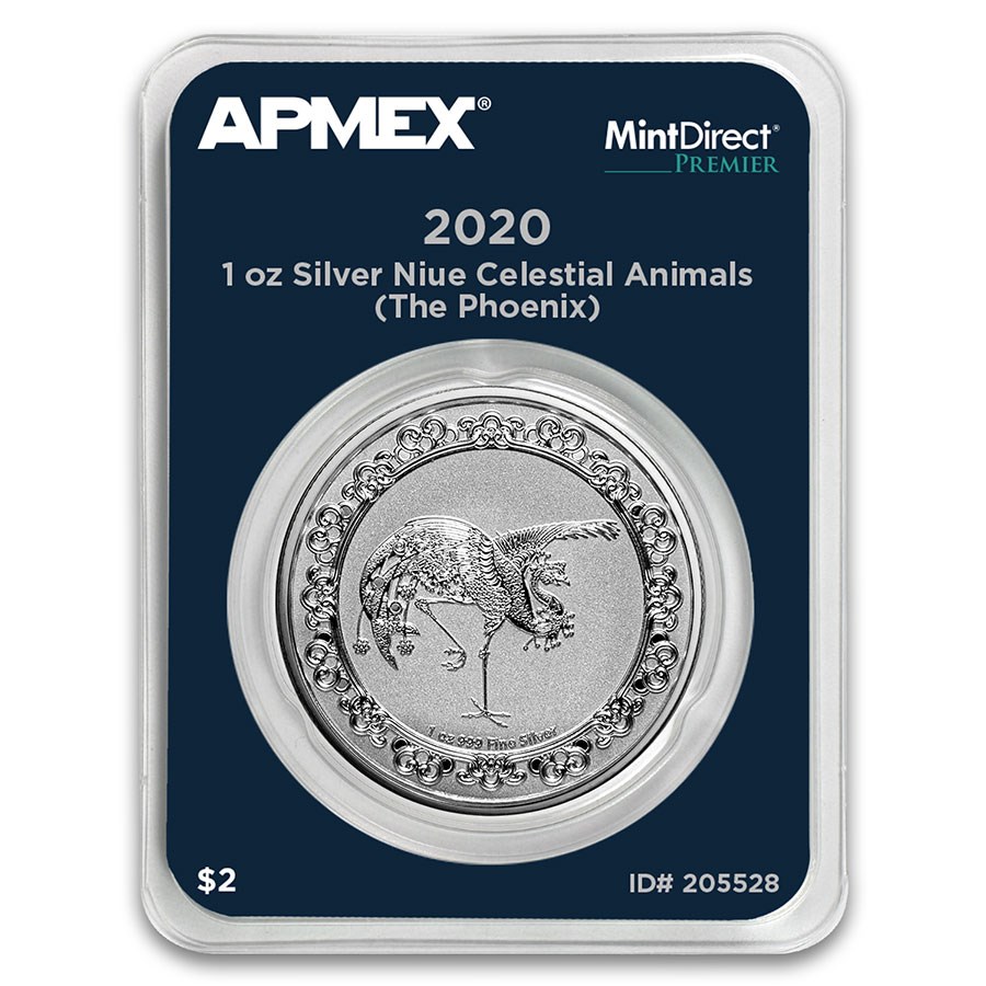 Niue celestial animals The Phoenix 1 oz 101muntennl front