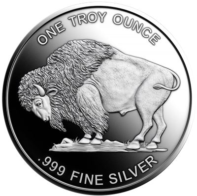 Buffalo 1 oz zilver round