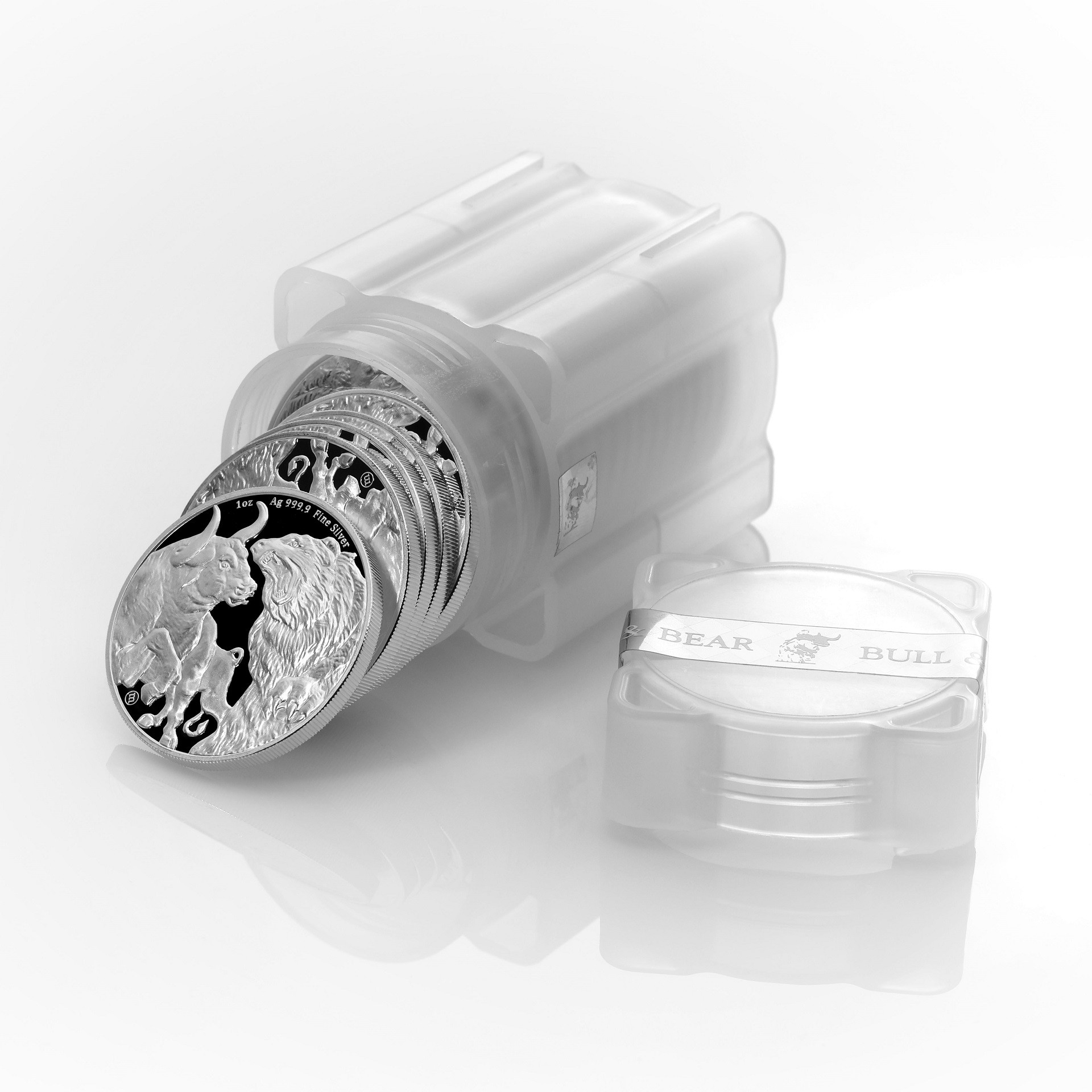 1 oz zilver Bear & Bull 2023 101muntennl tube