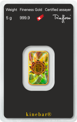 5 gram goudbaar Argor Heraeus