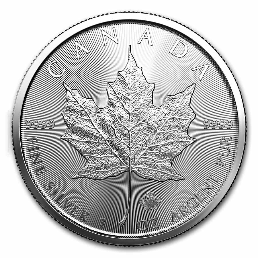 Canadian maple leaf 2023 front 101munten canadian maple leaf