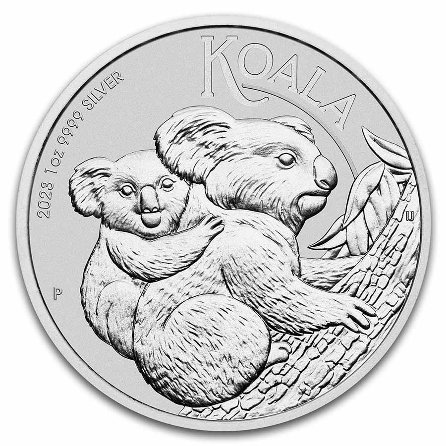 koala 2023 1oz zilver 101muntennl front koala 1 oz 2023