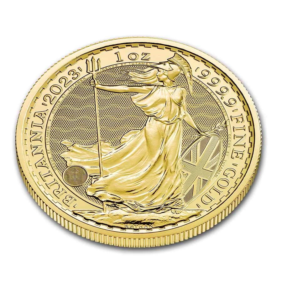 Gouden Britannia 1 oz 2023-front gouden britannia 1 oz 2023