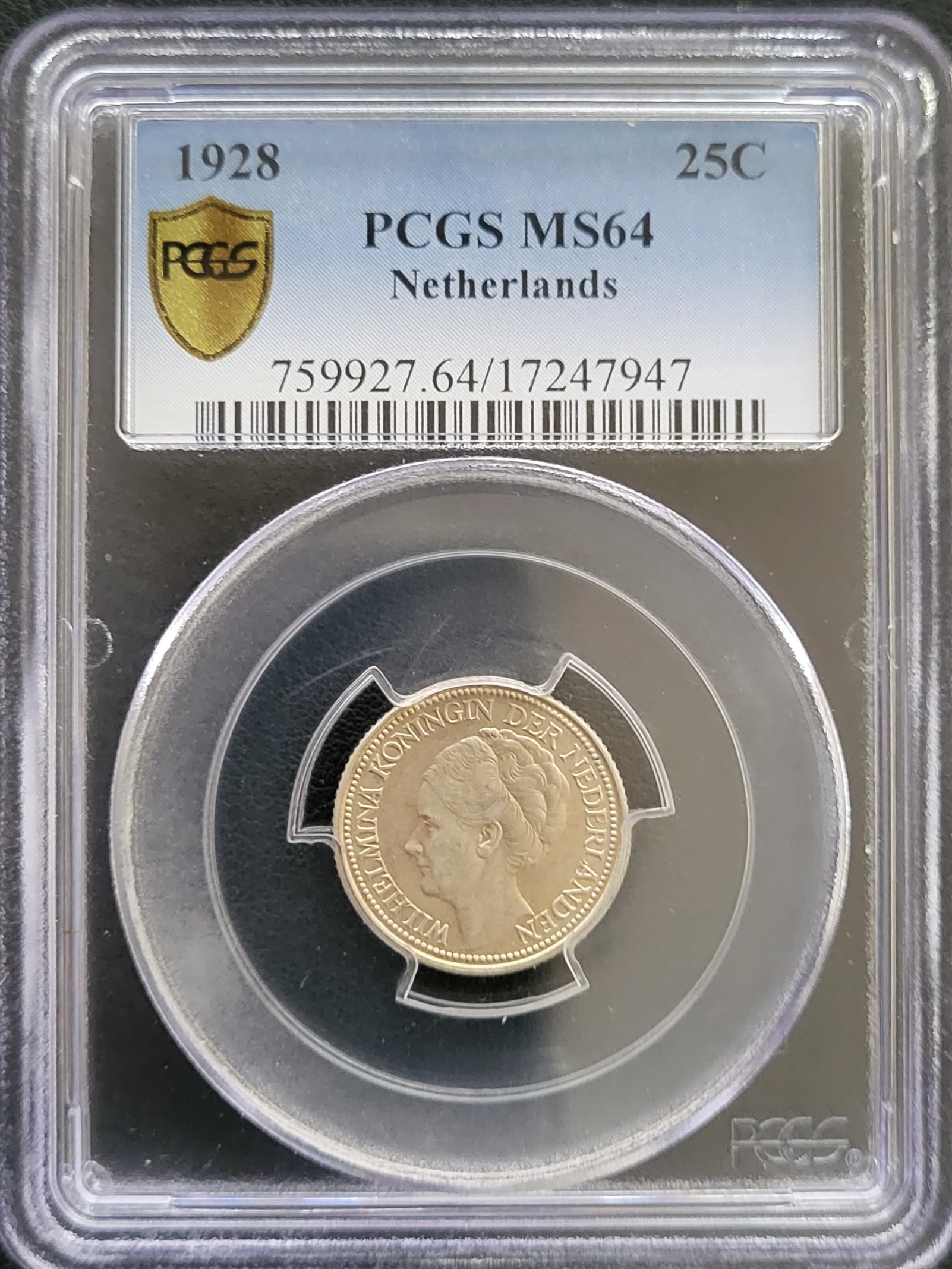 25 Cent 1928 PCGS MS64 Top Pop 25 Cent 1928 PCGS MS64 Top Pop