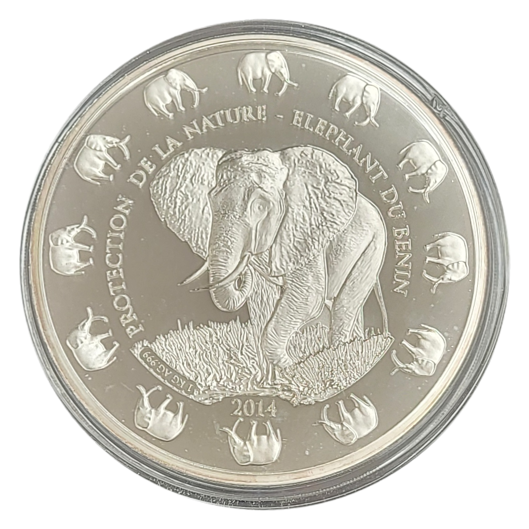 benin olifant 1 kg 2014 - front benin olifant 1 kg 2014