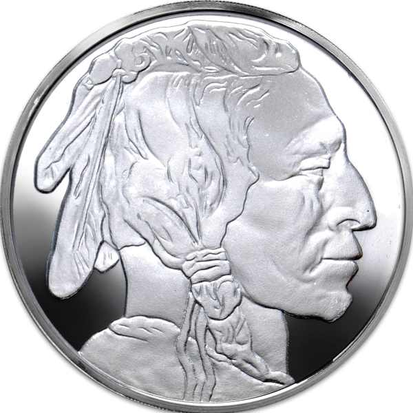 buffalo - highland mint 1 oz-back