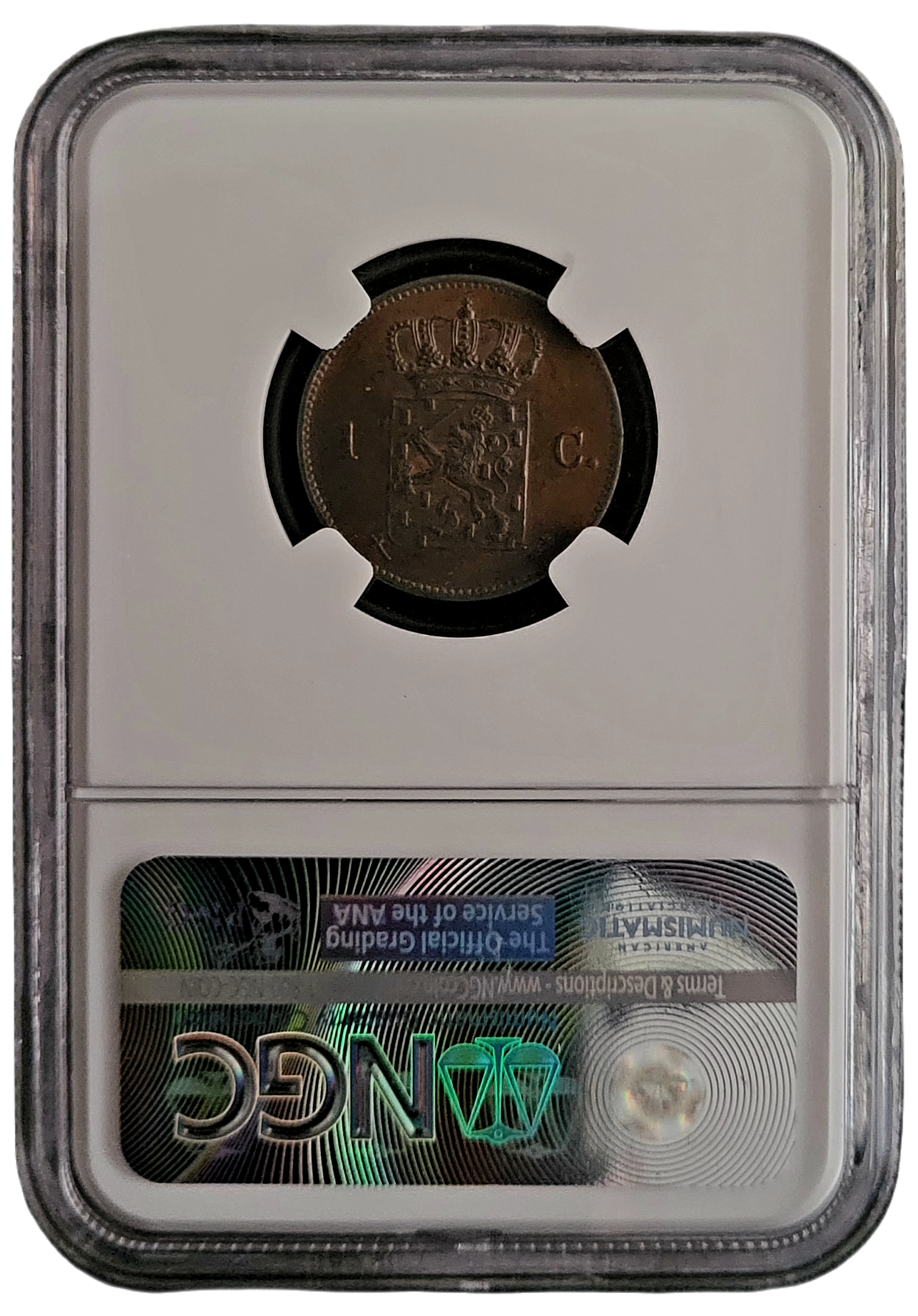 1 ct 1870 ms64bn NGC
