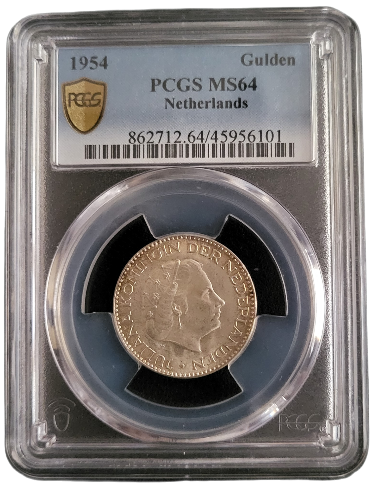 1 gld 1954 MS64 PCGS 1 gulden 1954 MS64 PCGS