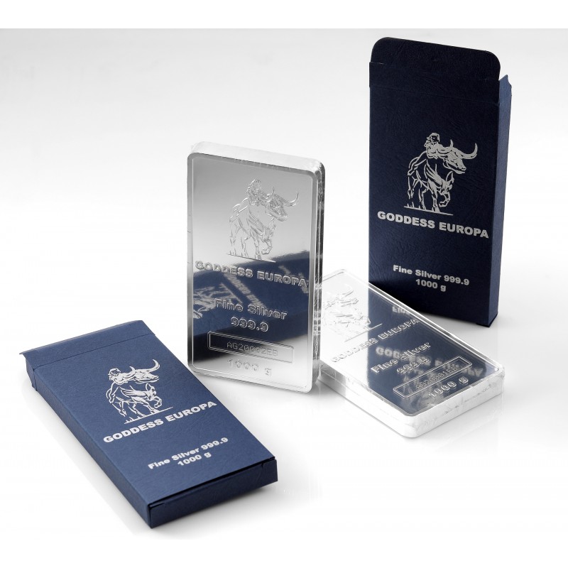 1-kg-goddess-europa-silver-coin-bar-set goddess of europa