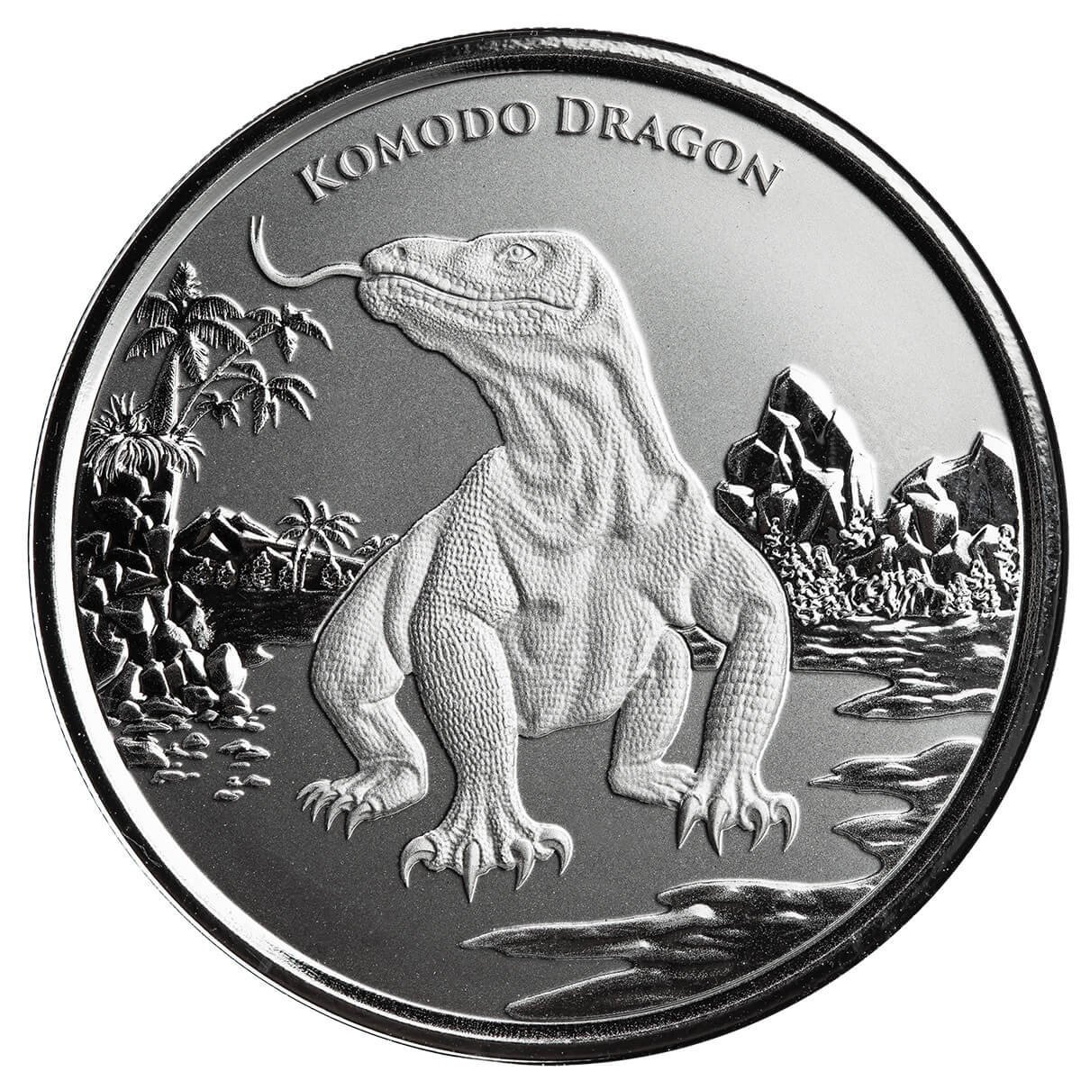 2022-101munten-Tokelau-Komodo-Dragon-1-oz-Silver-BU-front Komodo Dragon 2022